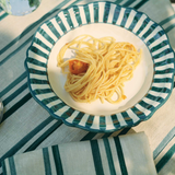 Lido Ceramic Pasta bowl - Sea Green