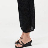 Soft Strap Contour Wedge - Black