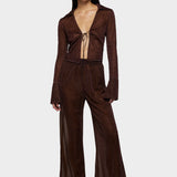 Lumiere Slim Shirt - Chocolate