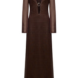 Lumiere O-Long Kaftan - Chocolate