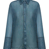 Lumiere Sleeves Shirt - Peacock