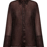 Lumiere Sleeves Shirt - Chocolate