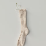 The Woven Sock - Cream