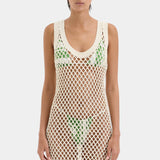 Illaria Crochet Dress - Cream