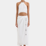 Azura Midi Skirt - Ivory