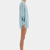 Fresca Shirt Dress - Washed Blue