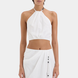 Azura Tie Top - Ivory