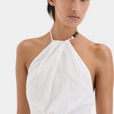 Azura Tie Top - Ivory