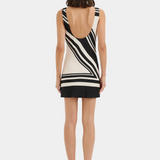 Pietra Scoop Mini Dress - Milano Nero