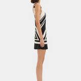 Pietra Scoop Mini Dress - Milano Nero