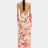 Fiorella Tie Midi Dress - Petalo Lumina