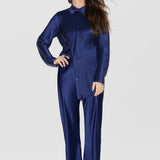 Bias Cut Pants - Purple Rain