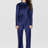 Bias Cut Pants - Purple Rain
