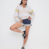 Organic Ivy Crop Polo - Vanilla