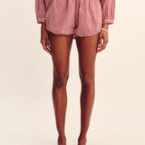 Aurelia Short - Red Gingham
