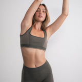 Classic Wool Bralet - Grove