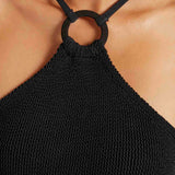 Jasmine Swim With Hoop - Black