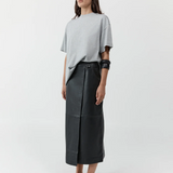 Homme Tee - Light Grey Marle