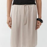 Fine Lace Skirt - Stone