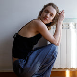 Linen Ease Trouser - Azure Stripe