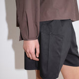Pleat Short - Black