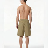 Oatmeal Pleated Front Short