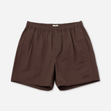 Talley Washed Swim Short - Dark Brown