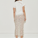 Lace Trimmed Baby Tee - White