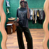 Bias Cut Pants - Cedar