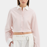 Milo Cropped Shirt - Pink