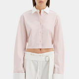 Milo Cropped Shirt - Pink