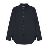 Folded Collar Shirt - Blacken