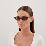 BV1447S003 Sunglasses - Burgundy