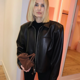 Brown Suede Mila Mini Tote