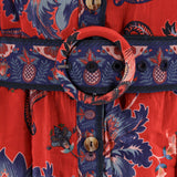 Luang Red Mini Dress