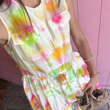 Silk Cotton Mini Tank Dress