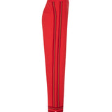 Organic Motley Track Pant - Crimson