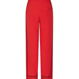 Organic Motley Track Pant - Crimson