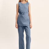 Thea Tunic - Steel Blue
