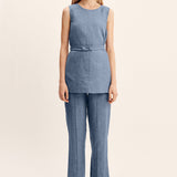 Thea Tunic - Steel Blue