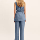 Thea Tunic - Steel Blue