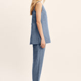 Thea Tunic - Steel Blue