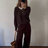 The Dean Trouser in Washed Cotton - Hickory