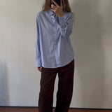 The Dean Trouser in Washed Cotton - Hickory