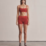 Classic Wool Micro Short - Crimson