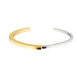 Dallas Cuff - Gold/Silver