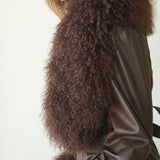 Betty Leather Jacket – Chocolate | PPeached