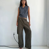 Elemental Merino Cashmere Vest - Charcoal