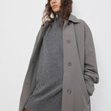 Oversized Zip Sweater - Charcoal