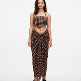 Coffee Lumo Cyan Sarong